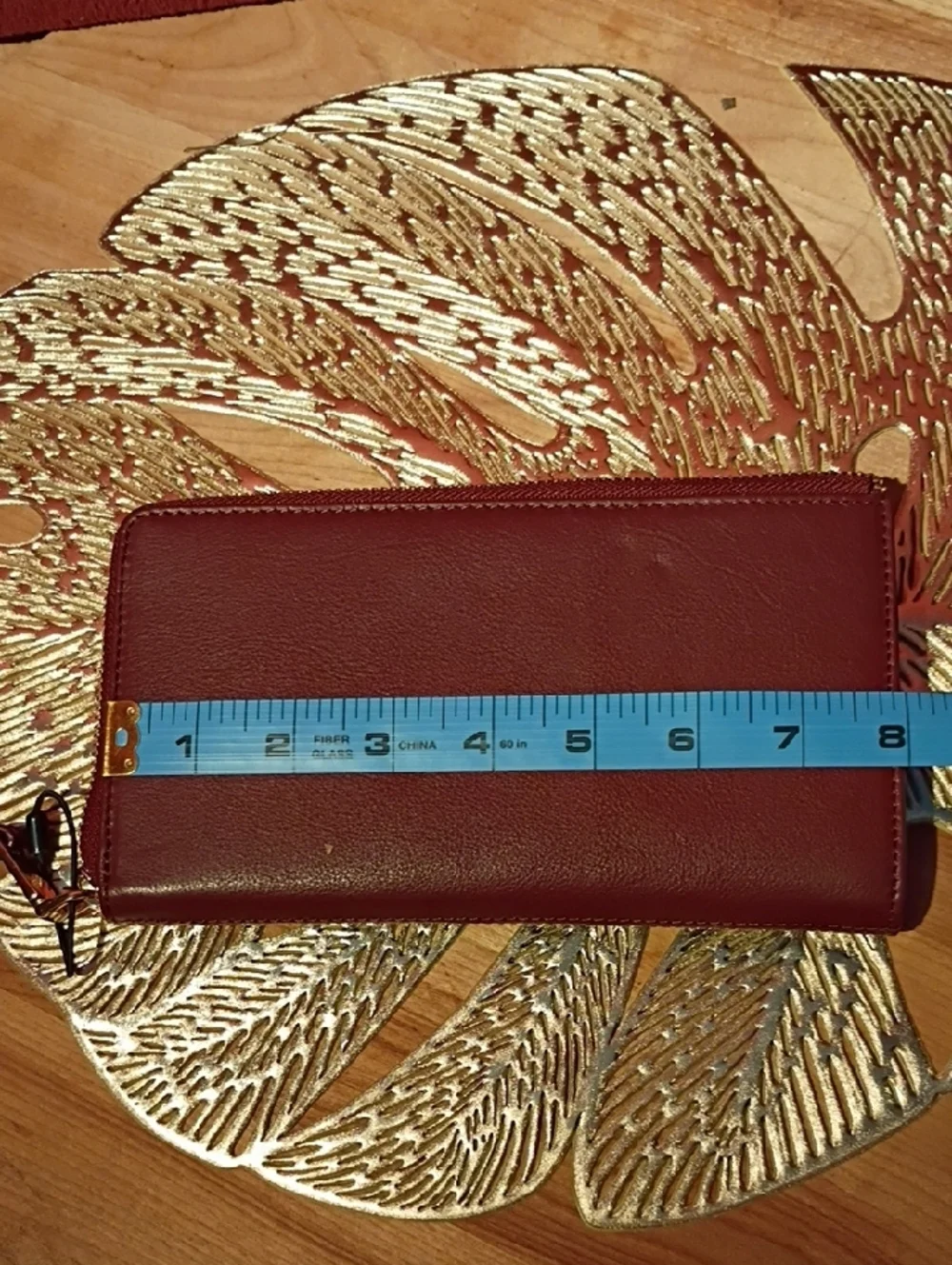 House of Harlow 1960 Wine Red Wristlet Wallet